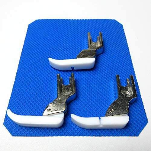 3 fermetures éclair étroites en téflon centre et pied gauche et droit pour Juki Ddl-8500 8700 5550