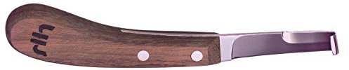 Principner & Herberholz 40672000 Couteau de Levage à Gauche avec frêne Thermique et Large Lame avec Dos coupant (Double Tranchant) pour Chevaux et écorce