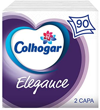 Colhogar Elegance x 90 - Servilletas de dos capas - Color Blanco