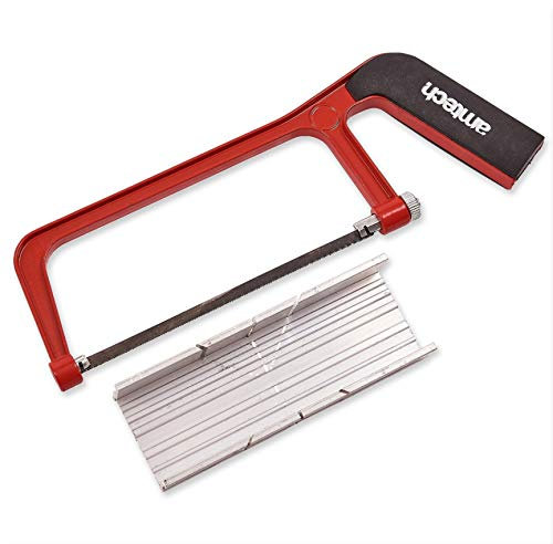 6 Aluminium Junior Hacksaw & Mitre Box - Hacksaw with Cutting/Sawing Guide