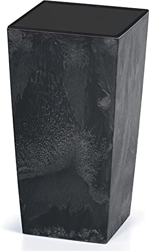 Deuba® Blumentopf 91L 75x40x40 cm Betonoptik Inkl. Einlegeboden Indoor Outdoor Blumenkasten Pflanzkübel Anthrazit