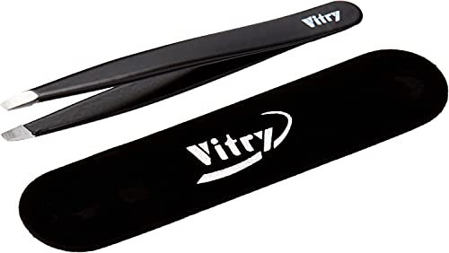 Vitry Pince à Épiler Professionnelle Mors Biais Noire