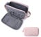 Toiletry Bag for Women, BAGSMART Travel Toiletry Organizer Dopp Kit Water-Resistant Shaving Bag for Toiletries Accessories, Pink