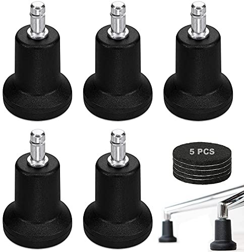 5 Stück Gleiter Standfuß Büro Stuhl Räder Stopper Fussgleiter Stuhl Rollen Stopper Bürostuhl Stand 3bürostuhl Stuhl Gleiter Glides Ersatz Kunststoff Glides Stuhl Räder Gleiter Metall Fuß Gleiter