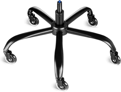 Sytopia Office Chair Base Replacement Bundle, Heavy Duty 352Lbs, Reinforced for Swivel Gaming Chair, Includes 5 Casters and 1 Gas Cylinder, Matte Black