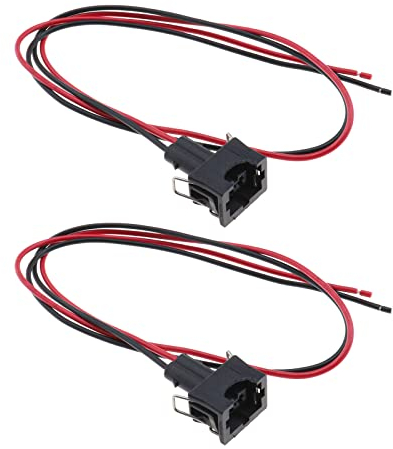 Create idea 2 Piezas Conectores de Arnés de Cableado de Coche de 2 Pines Contacto de Engarzado 037906240 Compatible con VW Compatible con Skoda Compatible con Seat Compatible con Audi