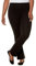 Ulla Popken Damen Yogahose Hosen, schwarz, 50/52