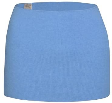 wobera ANGORA Leibwärmer oder Nierenwärmer für Damen und Herren mit 50% Angora, leichte Ausführung (Gr. S, Farbe: jeansblau)