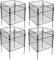 nutroeno Hühnerdraht Glocke Pflanzenschutz - Mesh Pflanzenkäfig Stützen für Gemüse, Pflanzen und Sträucher von Tieren, Kaninchen, Katzen und Rasenmähern, Gartenbarrierenzaun (4 Sets)