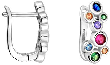 SOFIA MILANI - Damen Ohrringe 925 Silber - Zirkonia Ohrstecker - E1732
