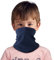 HEGCOIIE Kinder Schlauchschal Winter Fleece Loop Schal Halswärmer Halstuch Winddicht Ski Maske Warmer für Jungen Mädche (Marine)