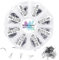 Fertige Wimpernfächer Wimpern Extension 6D 500 Stück 0,07mm D Curl 9-16mm Fertige Volumen Wimpern Fächer Premade Volume Fans für Wimpernverlängerung (500-6D-0,07-D-9-16)