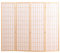 YJEUZCD Raumteiler, Schlafzimmer Geruchsneutral Sichtschutz, Freistehend Klappbare Faltwand Wohnbereich Restaurant Arbeitszimmer Raumtrenner, 5 Größen (Farbe : Natural, Größe : 2pcs)
