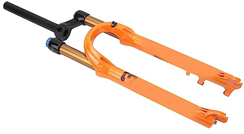 SPYMINNPOO Mountainbike-Vorderradgabel, 29-Zoll-Aluminium-Mg-Legierung, Manuelle Sperr-Stoßdämpfer-Federgabel für das Radfahren
