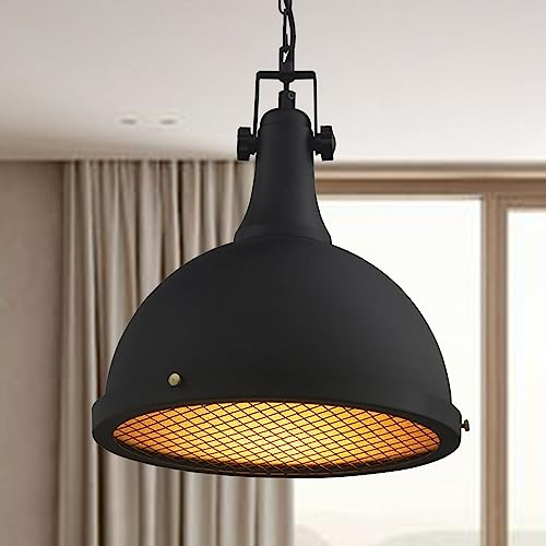 bamyum Acera Hängelampe Industrial Vintage Ø30cm Metall, Kupferfarbe Hängelampe Wohnzimmer Küchenlampe Hängend E27, Pendelleuchte Esstisch Vintage Industrial, Esszimmerlampe, Deckenlampe Wohnzimmer