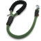 Aiminto Dog Leash, Braided Rope Traction – Walking Training Lead for Medium/Large Dogs ((1/2) - 2FT, Dark Green)