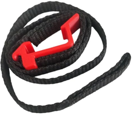 Buggy Board Clip Hook and Strap for Lascal Equivalent Part 81150 (Red)