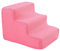 kowaku Escalier pour Animaux de Compagnie, marches pour Chiens, marches équilibrées antidérapantes, Rampe pour Chats pour Petits Chiens et Chats, Escalade, Rose 3 étapes