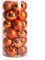 Weihnachtskugeln zum Aufhängen Mehrfarbig Baumkugeln Weihnachtsdekoration zum Aufhängen, 24 Stück, Dekorationen, Kugeln, Weihnachtsfeier, Ornament, Weihnachtsdeko Deko & (U1-Orange, One Size)