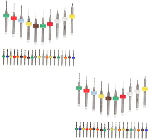 Hemobllo 60piezas Brocas De Para Perforación De Pcb Joyas y Brocas Alta Precisión y Resistencia