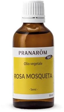 Pranarôm - Rosa mosqueta BIO - Olio vegetale - Bellezza della pelle - Anti-età - Ricco di Omega 3, 6, 9-50 ml