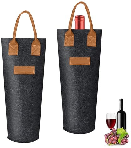 Flaschentüten Geschenktüten Weintragetasche für Weingeschenke wie Wein Prosecco und Champagner Geschenktüte mit Griff Hochzeit Party Flaschen