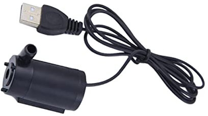 POPETPOP Pompe à Eau Micro-Submersible pour Aquarium Pompe De Fontaine avec Câble USB De Petit Moteur sans Cuivre
