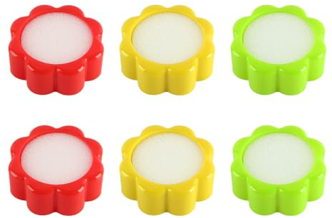 Ieron Confezione da 6 spugne per Le Dita, Buste umidificate, Protezioni per Le Dita, Forniture per Ufficio, umidificatori Rotondi per Le Dita, per Il cassiere Che Conta i Soldi, 50 mm