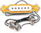 Prewired Single Coiled Electric Box Four String Guitar Pickup Harness With Volumes Tone Pots & Knobs Guitar Part