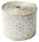 and Wreath Dekoband aus Polyester, Weihnachtsdekoration, Weihnachtsbaum, Atmosphäre, Dekoration, Schleifenband, Schneeflocken-Druck, Geschenkverpackung, Weihnachtsgirlande, Lot (Beige, Einheitsgröße)