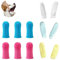 ZEPIQOR 12 Stück Zahnbürste Hund, 360º Hunde Finger Zahnbürste Katze, hundezahnbürste, Silikon Haustiere Zähne Reinigung Zahnbürste Kit für Hunde, Welpen, Katzen & Kleine Haustiere Zahnpflege