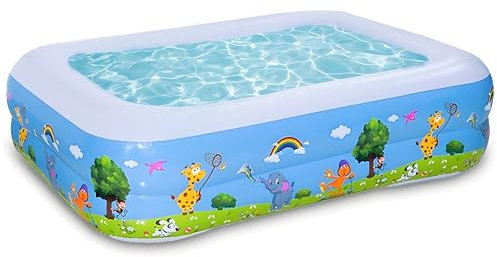 Planschbecken für Kinder,Aufblasbares Planschbecken,Swimmingpool,Schwimmbecken,Aufblasbarer Pool,Aufblasbarer Kinderpool,Kleiner Pool für Kinder,Babypool,Tragbare Badewanne