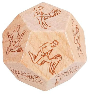 ZOUBAOQ Gioco di Dadi per Appuntamenti notturni per Adulti,Dadi Divertenti per Incontri in Legno,Dadi d Amore,Dadi di Coppia,Gioco di Coppia per Lui e lei,Regalo di Anniversario di Matrimonio Cattivo