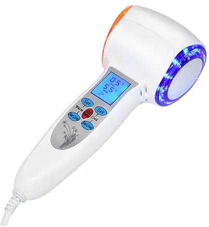 TsoLay Masajeador Facial De Frío Y Calor, Instrumento De Belleza con Martillo De Frío Y Calor, 5-55 ℃ Alternando Frío Y Calor, 5 Efectos Principales, Control LED, para Acelerar La Absorción
