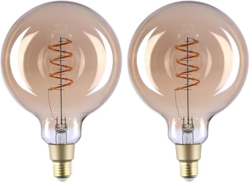 Shelly Vintage G125 | Wlan-gesteuerte Glühbirne mit Dimmung und Leistungsmessung | Hausautomatisierung | iOS Android App | Alexa und Google Home kompatibel | Elegantes Design und energieeffizient