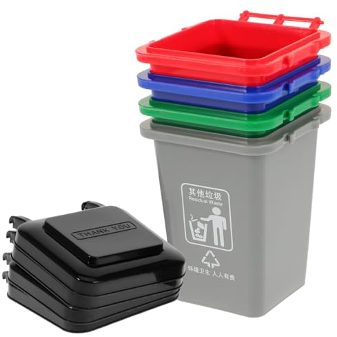 FUNNETOYU Müllsortierspielzeug Für Kinder Mit Umweltpädagogik Mini Mülleimer Set Zur Förderung Von Umweltbewusstsein Und Frühem Lernen