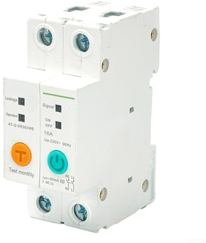 Disjoncteur intelligent, compteur 2P compatible avec interrupteur WiFi ewelink télécommande dans un emballage individuel (32 A)