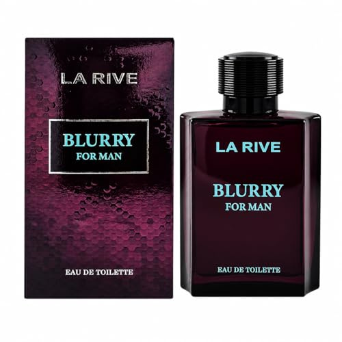 LA RIVE Blurry For Man Eau de Toilette 100ml für Herren | Maskuliner Duft, Zitrus, Lavendel & Holznoten, Lang anhaltend