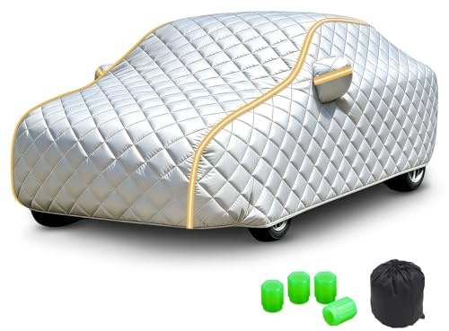 Funda Coche antigranizo Compatible con VW Touran | Lona coche exterior transpirable,resistente al polvo,viento,arañazos y rayos UV,con bandas reflectantes
