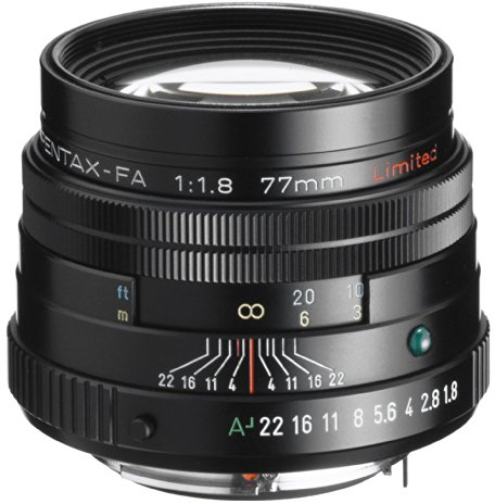 Pentax FA 77mm smc F1.8 Limited Objektiv schwarz