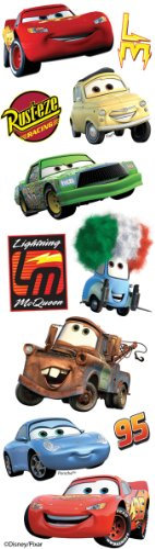 Disney Schlanke, dimensionale Aufkleber Pixar-Cars