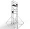 Profigerüst: ALTEC AluKlik® 2.0 700, Arbeitshöhe 7m | TÜV | Made in Germany | inkl. Ø150mm Rollen, Alu Gerüst Rollgerüst Fahrgerüst Baugerüst Faltgerüst Arbeitsplattform…