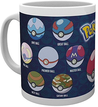 GB Eye LTD, Pokemon, Ball Varieties, Taza de Ceramica