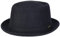 Stetson Wool Pork Pie Hut Herren/Damen - Porkpie Filzhut - Made in Italy - Fedora mit Schurwolle und Baumwollfutter - Fedora mit Krempe - Winterhut Herbst/Winter dunkelblau 58 cm