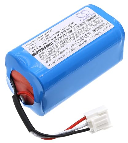 CS-PHC870VX Akku 1400mAh Kompatibel mit [Philips] FC8603, FC8700, FC8705, FC8710, SmartPro Compact, für [Severin Chill] RB-7025, RB7022, RB7025, RB7720 Ersetzt 4404048, 4IFR19/66, CP0111/01
