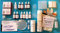 Microscope Slide Kit - Premium Kit (Slides, Coverslips, Stains, Mountant etc.)