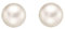 FAVS Damen-Ohrstecker 925er Silber rhodiniert Süßwasserperle One Size 87474861