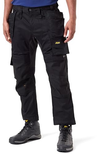 Snickers Workwear Herren x Arbeitsschutzanzug, Schwarz/Schwarz, M