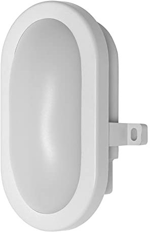 LEDVANCE LED Funktions-Leuchte, Leuchte für Außenanwendungen, Kaltweiß, LED Bulkhead, Weiß