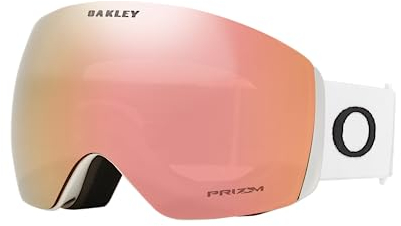 Oakley Flight Deck Prizm Skibrille, matte white-prizm sage gold